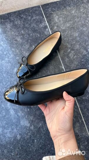 Балетки натуральная кожа