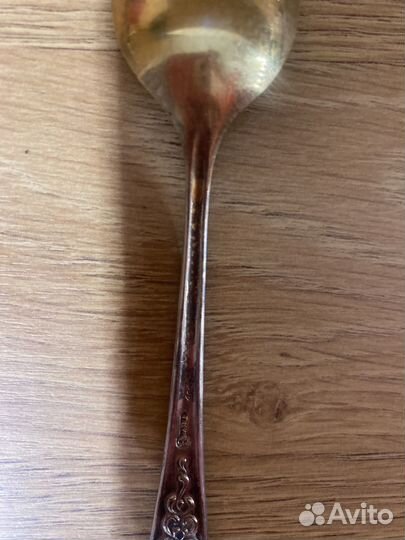 Ложки десертные и чайные мельхиор СССР