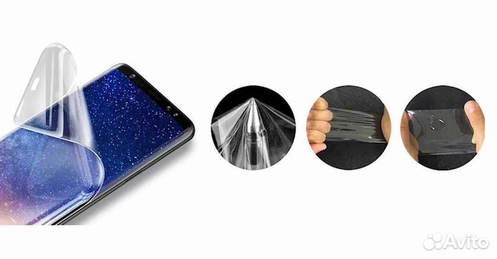 Гидрогелевая пленка на любой телефон/ Броне пленка