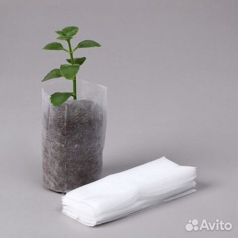 Пакет д/рассады, 540 мл, 8,914,5см, спанбонд 50шт