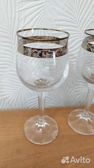 Хрустальные бокалы Богемия