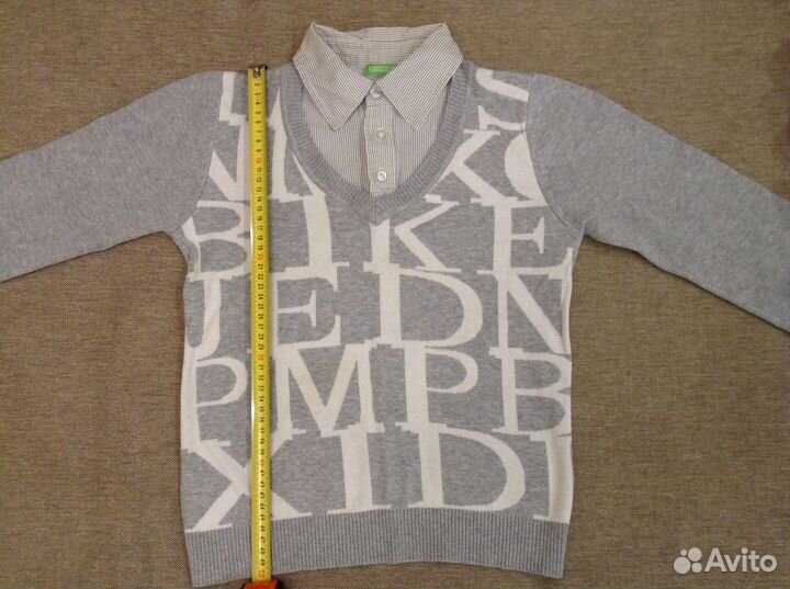 Свитер -рубашка обманка