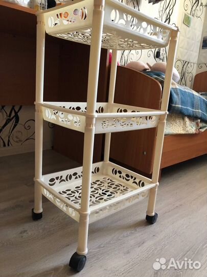 Этажерка на колесиках бу