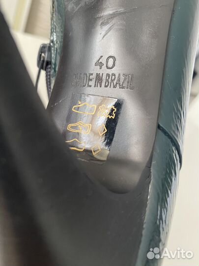 Ботильоны кожаные 39