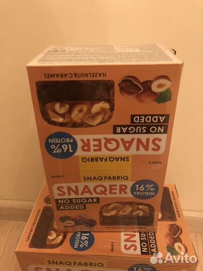 Протеиновые батончики Snaq Fabriq snaqer 30 шт