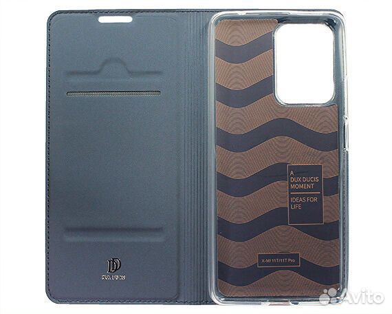 Чехол книжка Xiaomi Mi 11T/11T Pro Dux Ducis, сини