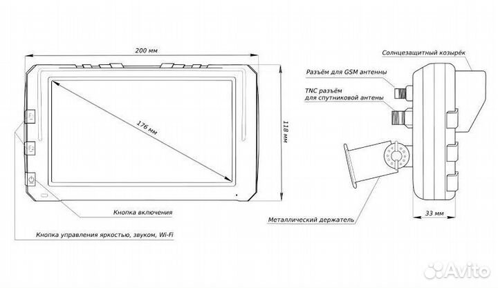 Навигатор на трактор «Курсач» Курсоуказатель