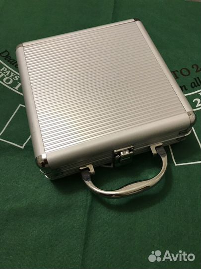 Набор для покера в металлическом кейсе