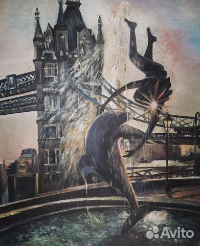 Лондон, картина акрилом 30*40