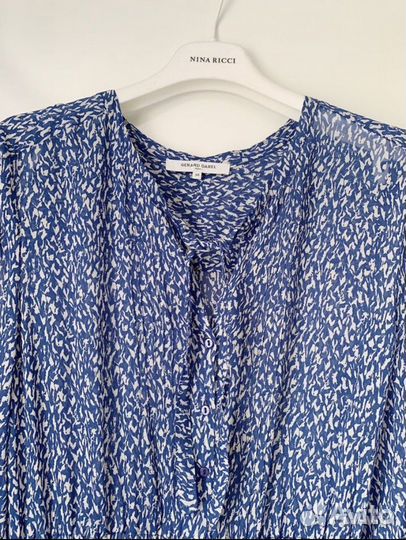 Платье gerard darel S блузка лен Dutti