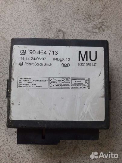 Блок комфорта opel vectra b