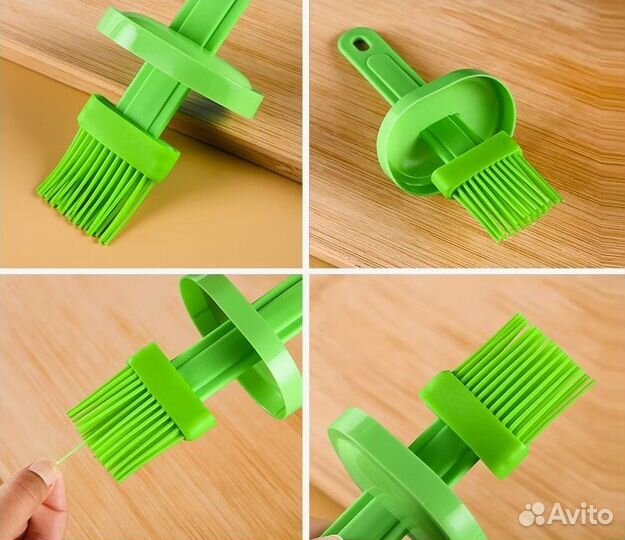 Емкость с силиконовой кисточкой, с крышкой.оптом