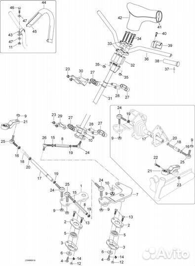 605251368 Руль BRP