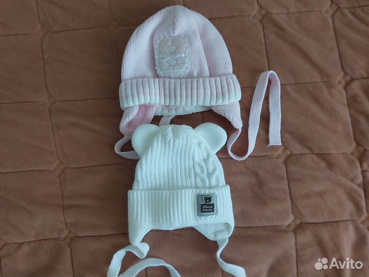 Шапка для новорожденного 0 3 месяца