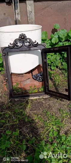 Кованная дверца для печки, камина