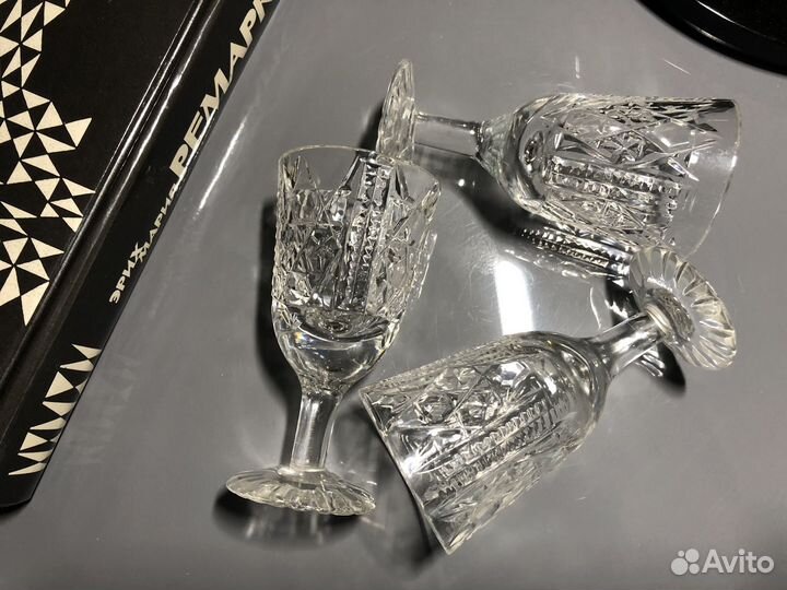 Набор рюмок из хрусталя 