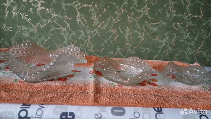 Набор салатников хрусталь