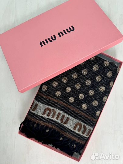 Шарф miu miu