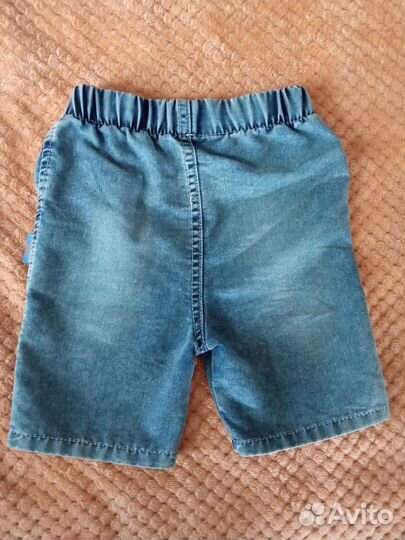 Детские вещи (джинсы, джинсовая куртка, шорты)