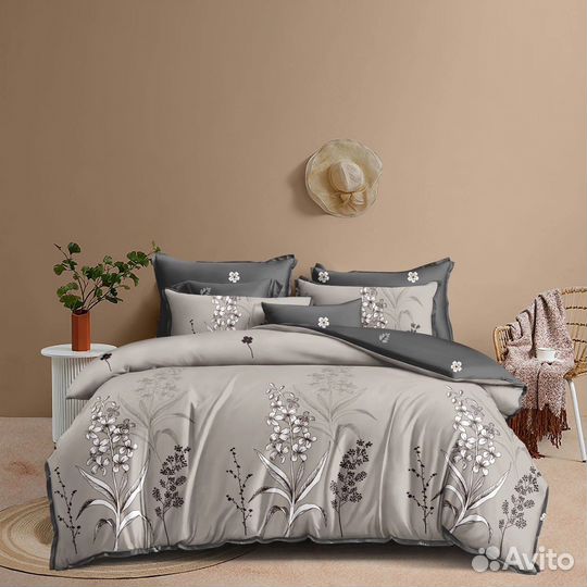 Постельное белье сатин евро