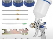 Краскопульт пневматический с дюзами 1.4, 1.7, 2.0