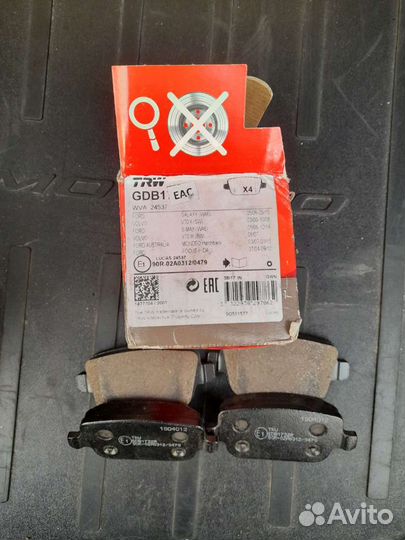 Колодки тормозные оригинал TRW; Форд Мондео 4. S M