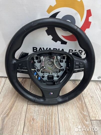 М руль с airbag лепестки Bmw 5 F10 2.5 N52 2011