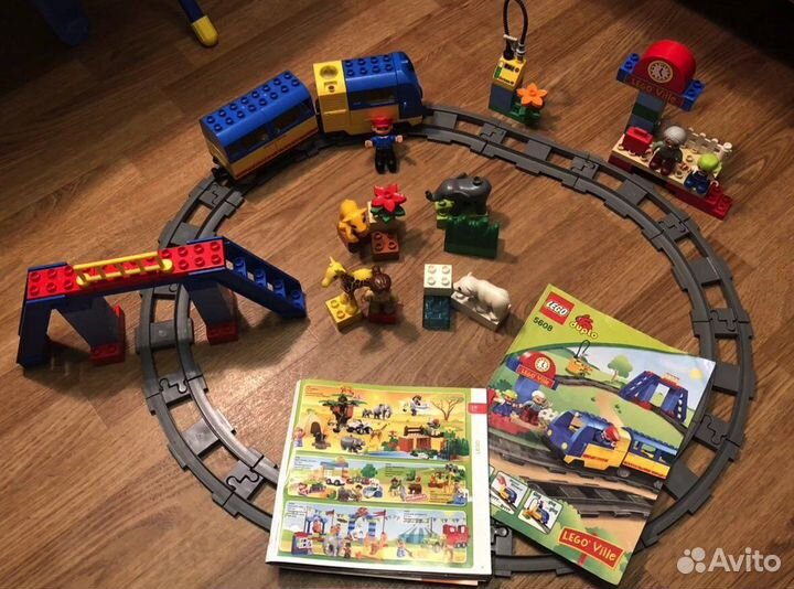 Lego поезд Duplo 5608 и Зоопарк 4962