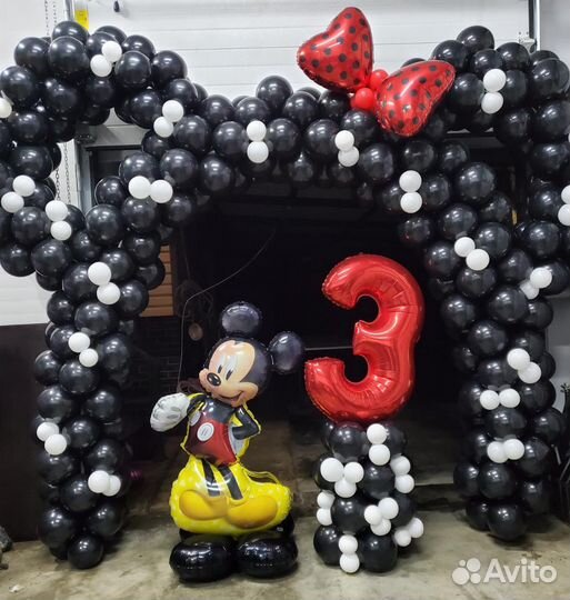 Фотозона на день рождение мики маус