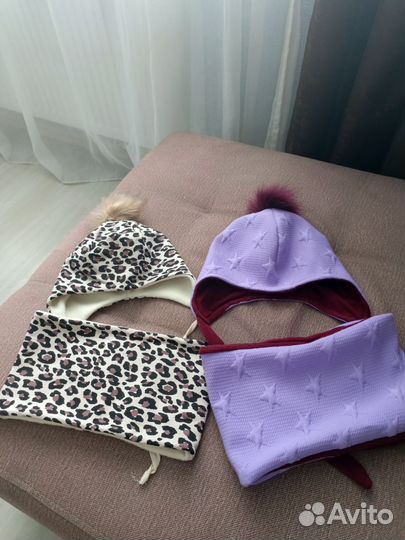 Комплект шапка и шарф