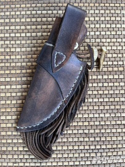 Нож охотничий, дамасская сталь, ручная работа