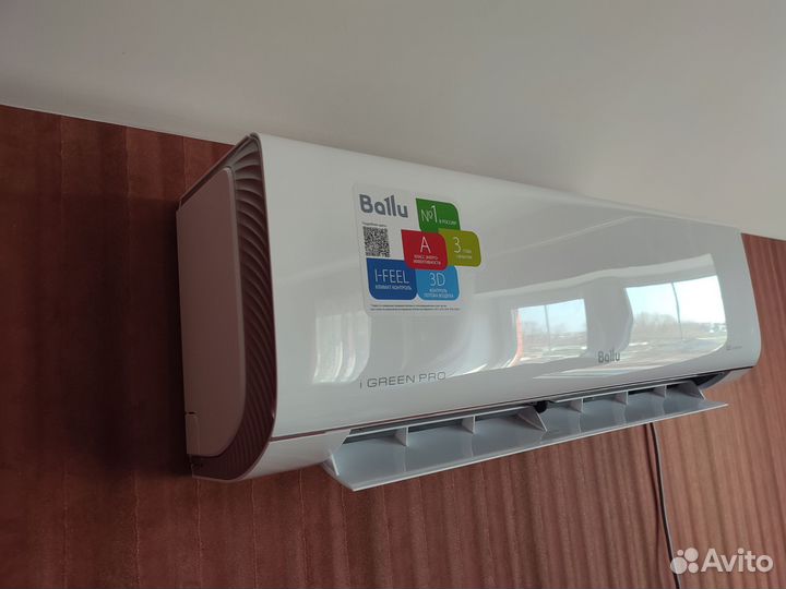 Кондиционер Ballu igreen Pro, тихий инверторный