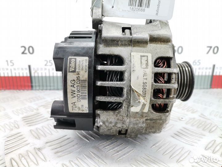 Генератор для Skoda Fabia 2 (5J) 03D903025H