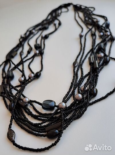 Бусы колье длинные