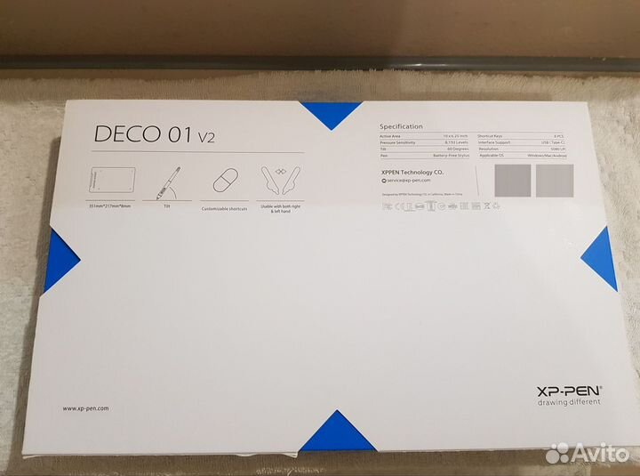 Графический планшет XPPen Deco 01 V2