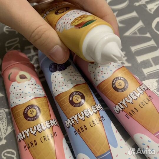 Крем для рук в форме мороженого