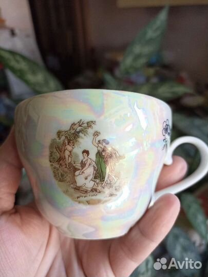 Чашка с блюдцем СССР, производство ГДР