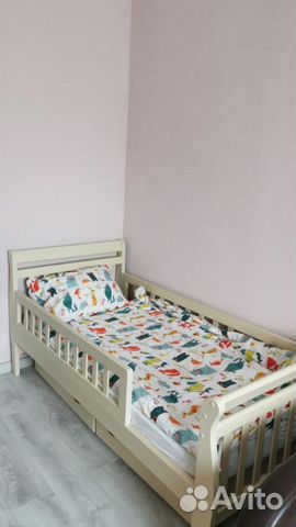 Детская кровать из массива сосны 