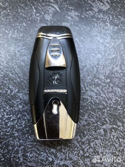Сигарная турбо зажигалка colibri. оригинал