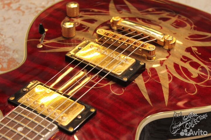 Spear Les Paul Custom Human Queen Red