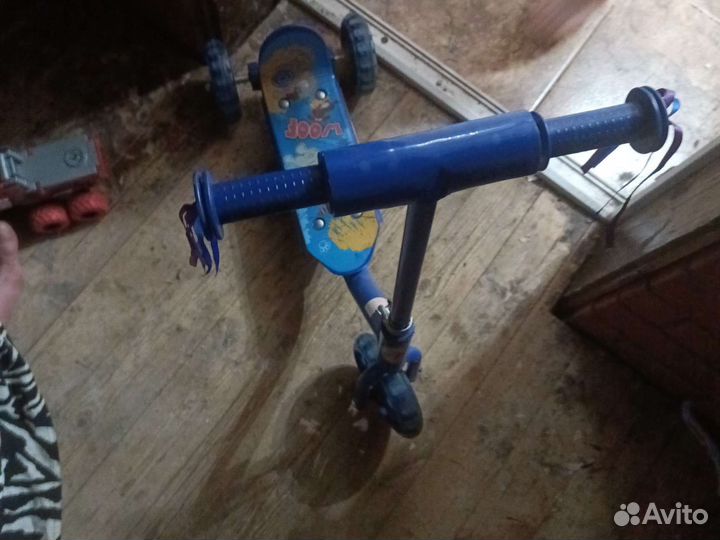 Самокат детский трехколесный бу