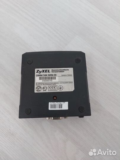 Модем zyxel omni 56k mini