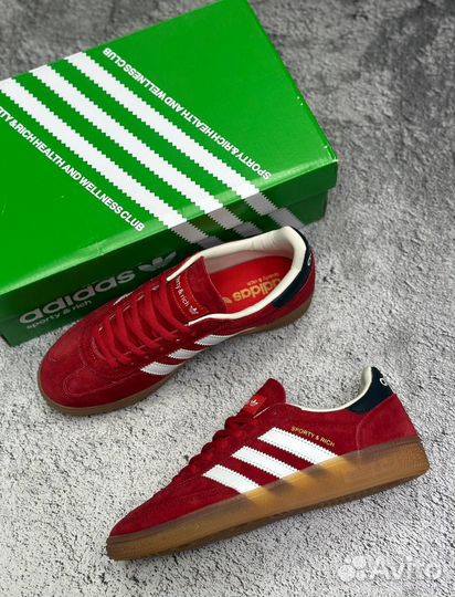 Кроссовки женские Adidas Spezial Sporty & Rich Red