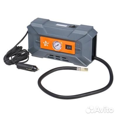 Компрессор master l пласт.корпус + фонарь, в сумке