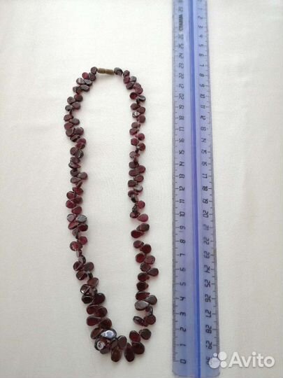 Винтажные бусы из натуральных камней, СССР