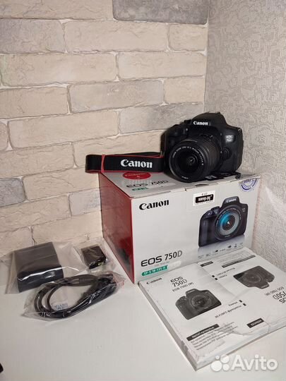Canon eos 750d 18-55mm Kit