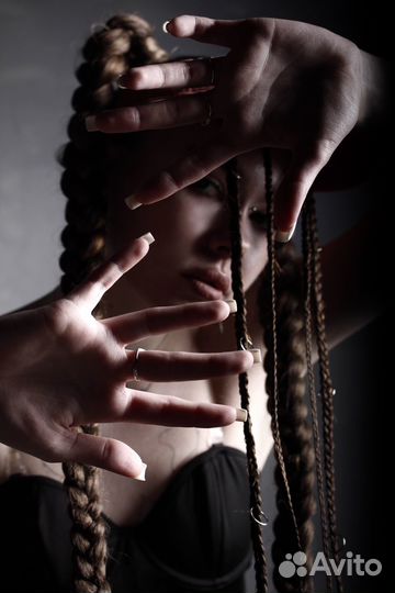 Афрокудри,боксерские косы, афрохвост