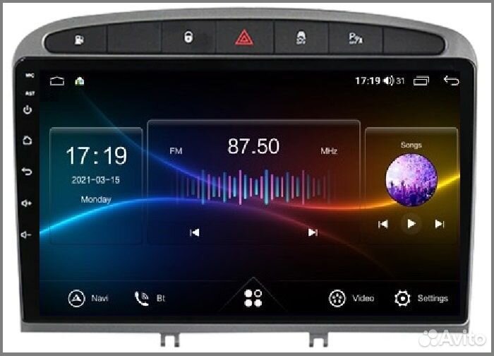 Магнитола Peugeot 308, 408 Android