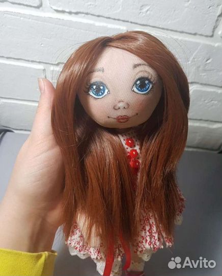 Текстильная кукла ручной работы