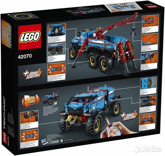 Lego Technic 42070 Эвакуатор-внедорожник 6х6